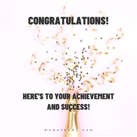 Congratulations on the success .